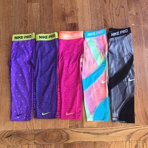 Girls 5 pairs of leggings